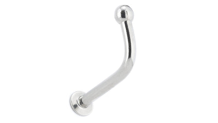 Richelieu BP75703171: 3/4" Utility Screw-In Wire Wall Hook (4-pack) - Polished Stainless Steel