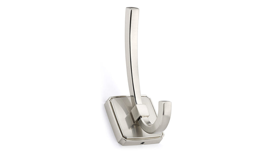 Richelieu BP7701195: 4-7/8" Transitional Double Coat Hook - Brushed Nickel