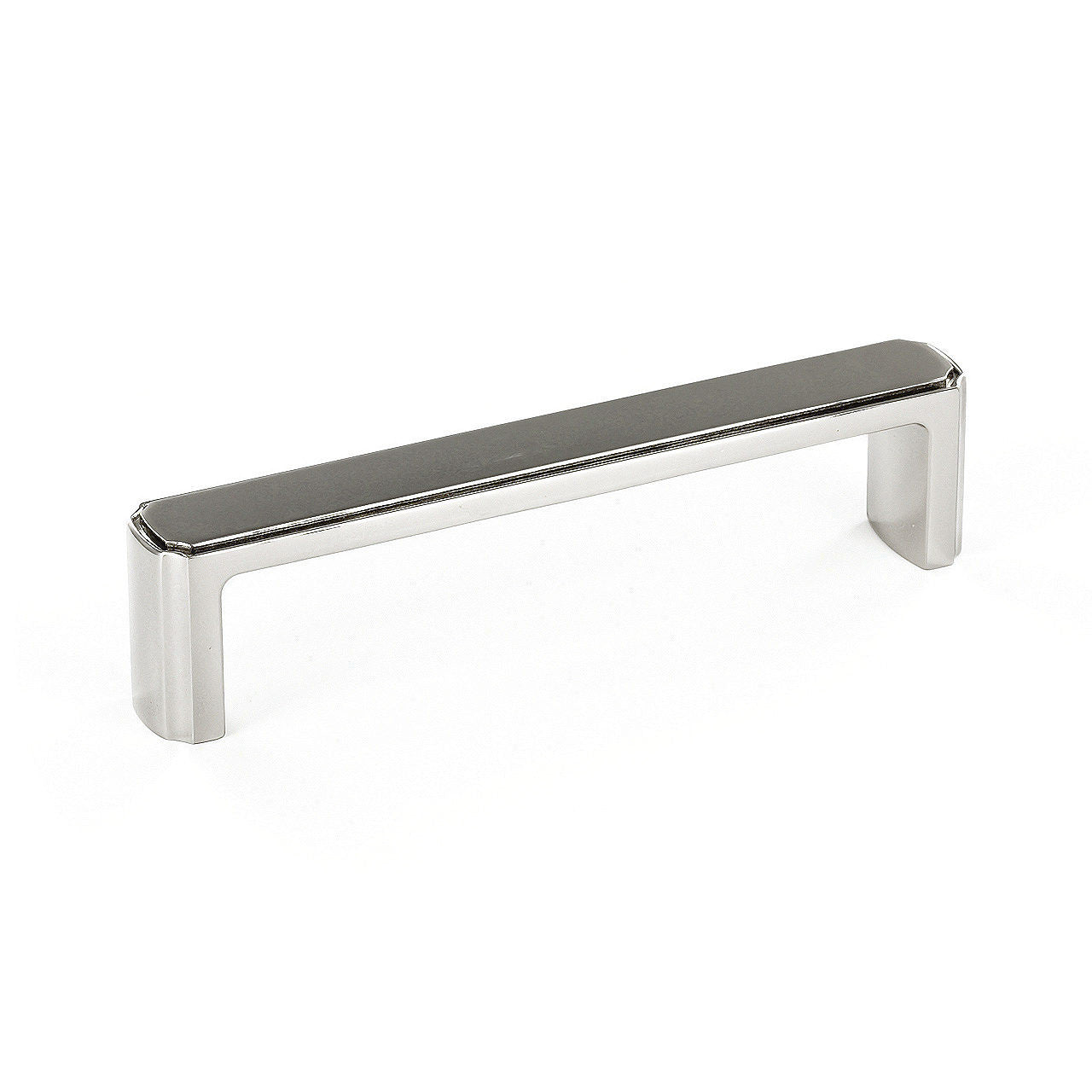 Richelieu BP770128180: 128mm cc Lorraine Cabinet Pull - Polished Nickel