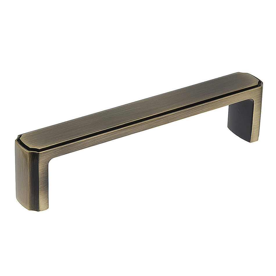 Richelieu BP770128AE: 128mm cc Lorraine Cabinet Pull - Antique English