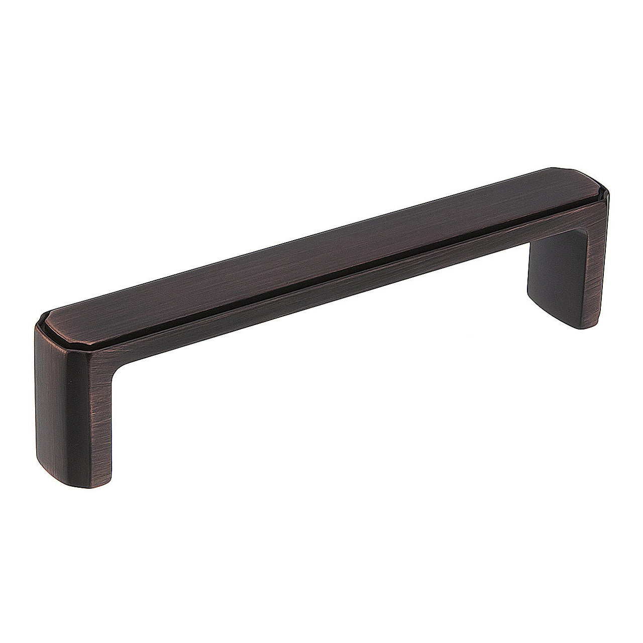 Richelieu BP770128BORB: 128mm cc Lorraine Cabinet Pull - Brushed Oil Rubbed Bronze