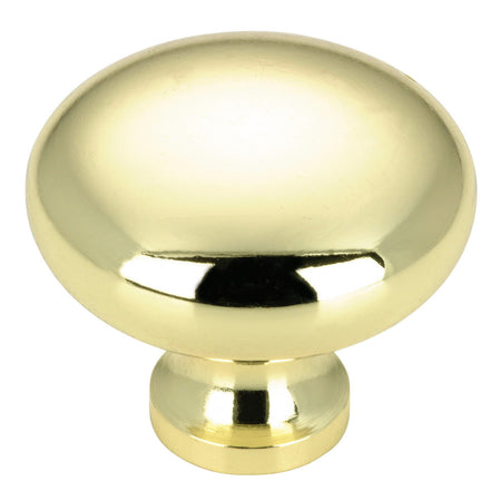 Richelieu BP770130: 1-1/4" Urban Cabinet Knob - Polished Brass