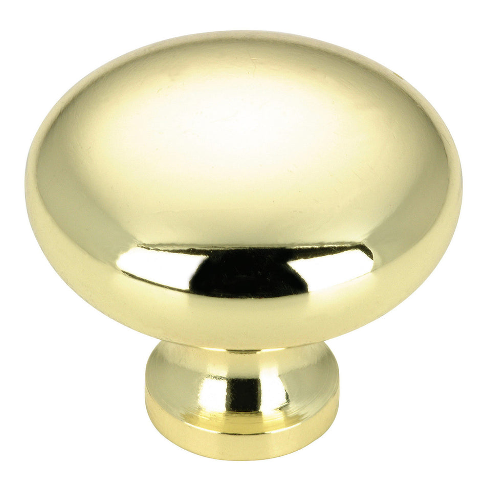 Richelieu BP770130: 1-1/4" Urban Cabinet Knob - Polished Brass