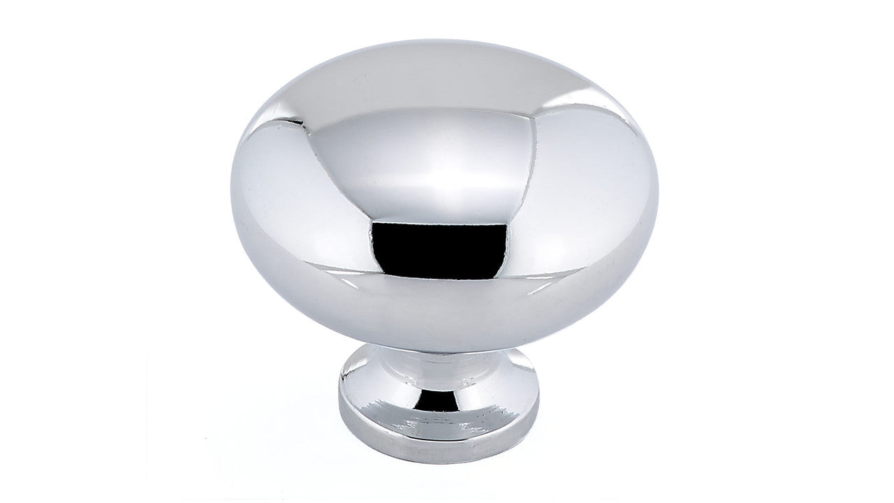Richelieu BP770140: 1-1/4" Urban Cabinet Knob - Polished Chrome