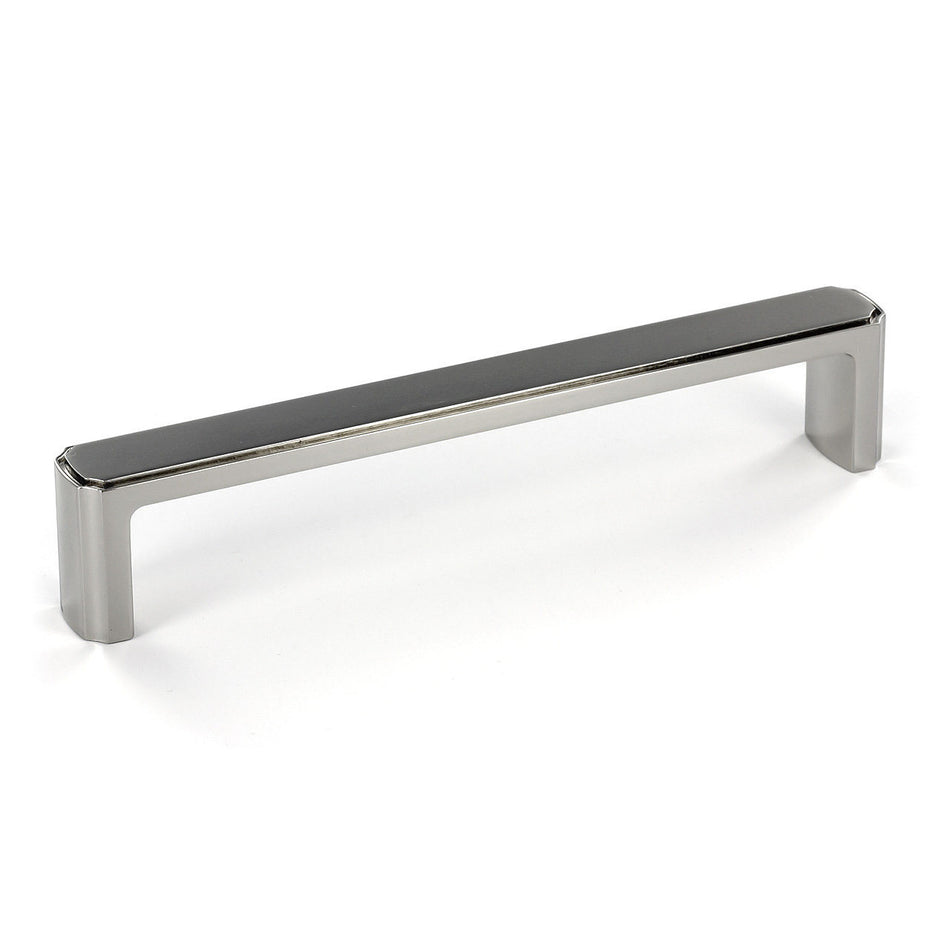 Richelieu BP770160180: 160mm cc Lorraine Cabinet Pull - Polished Nickel