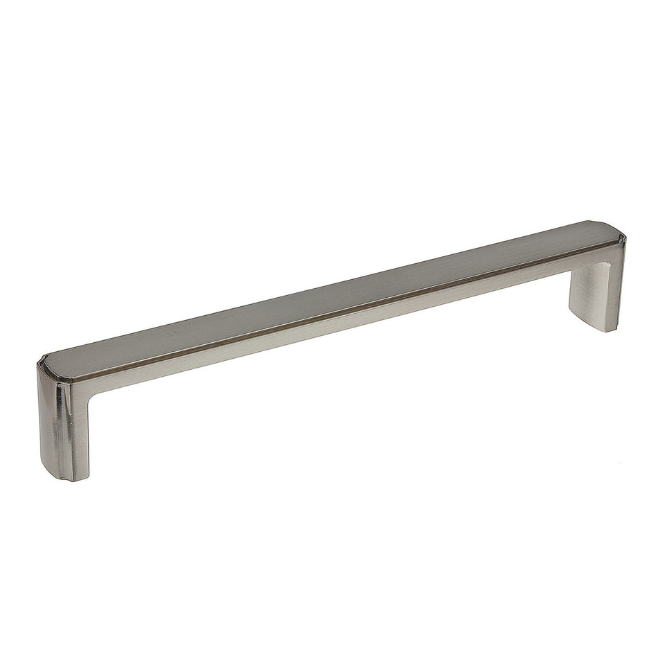 Richelieu BP770192195: 192mm cc Lorraine Cabinet Pull - Brushed Nickel