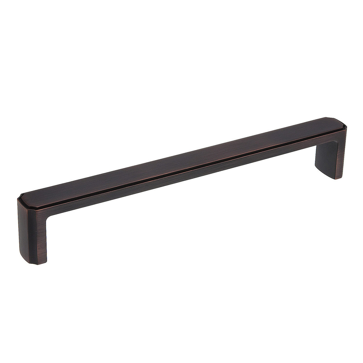 Richelieu BP770192BORB: 192mm cc Lorraine Bar Cabinet Pull - Brushed Oil Rubbed Bronze