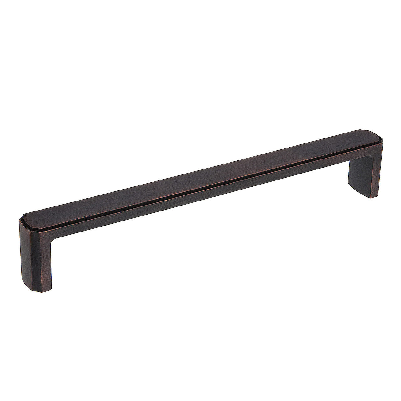Richelieu BP770192BORB: 192mm cc Lorraine Bar Cabinet Pull - Brushed Oil Rubbed Bronze