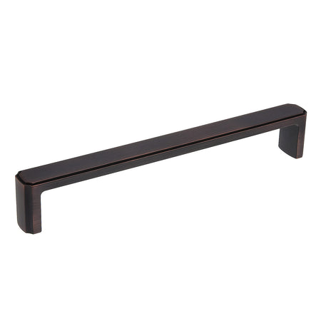 Richelieu BP770192BORB: 192mm cc Lorraine Bar Cabinet Pull - Brushed Oil Rubbed Bronze