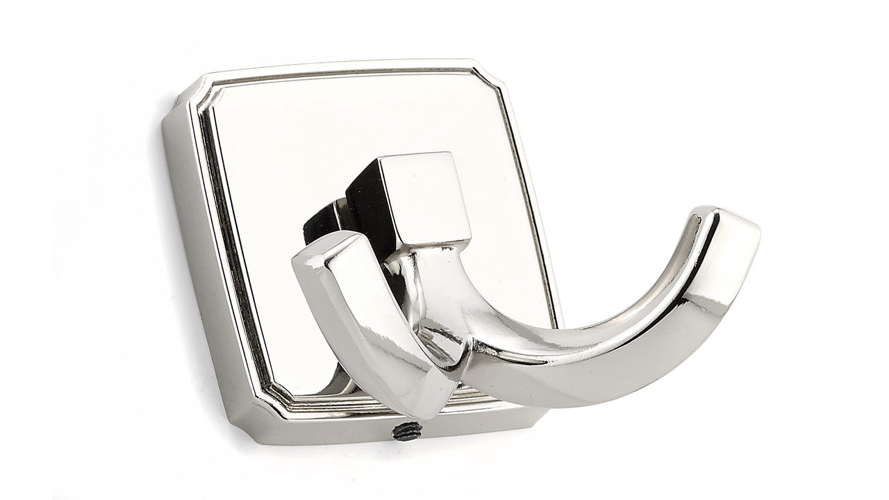 Richelieu BP7702180: 2-1/8" Transitional Double Coat Hook - Polished Nickel