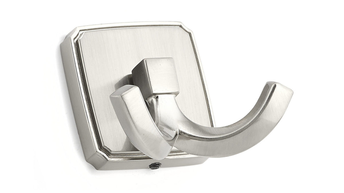 Richelieu BP7702195: 2-1/8" Transitional Double Coat Hook - Brushed Nickel