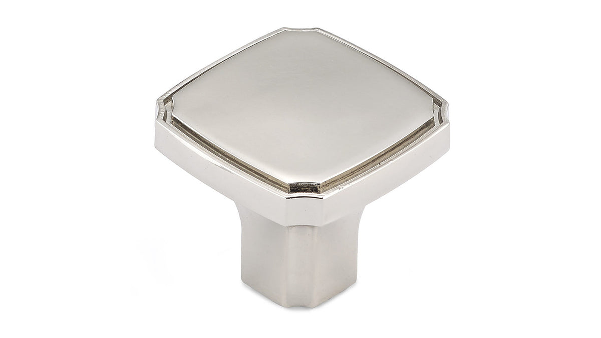 Richelieu BP77035180: 35mm Lorraine Cabinet Knob - Polished Nickel