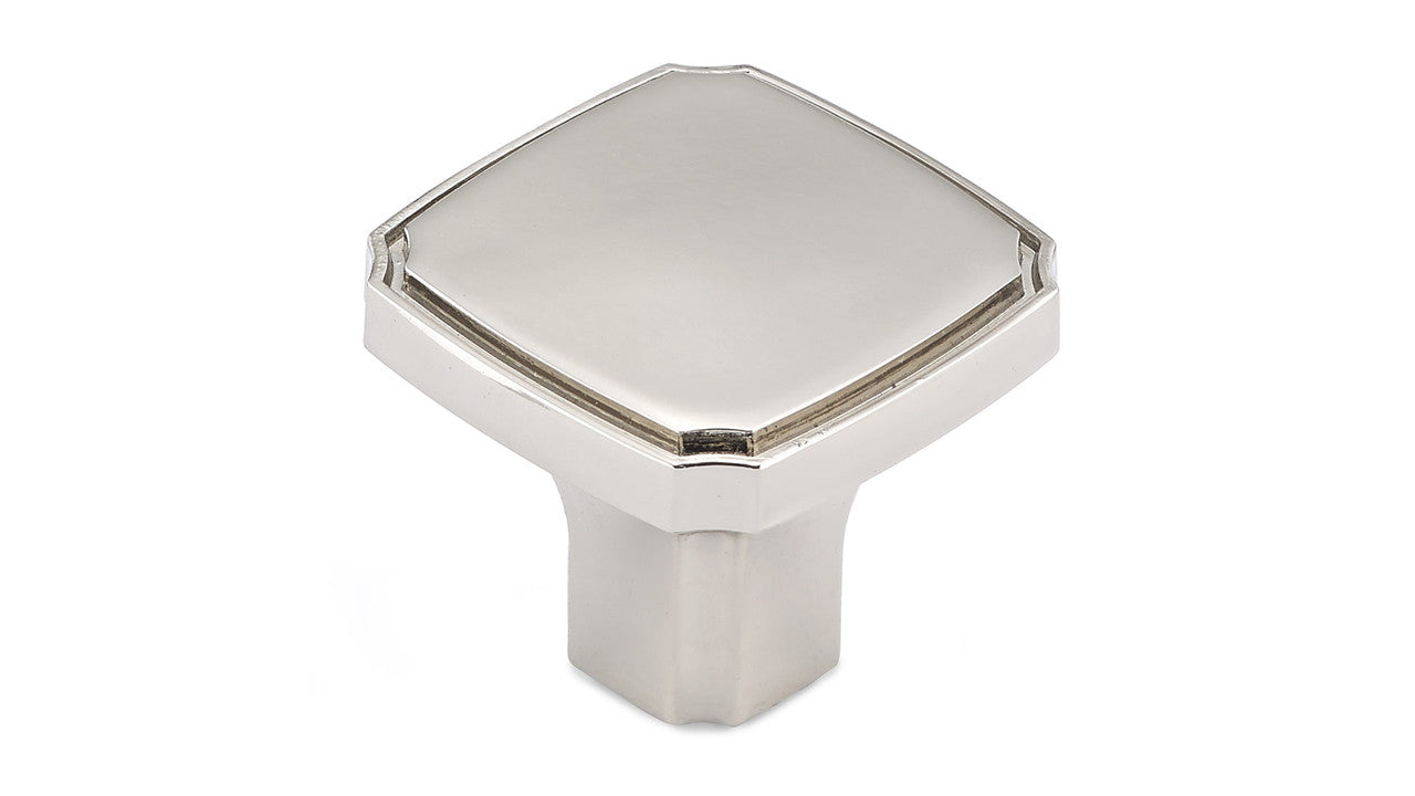 Richelieu BP77035180: 35mm Lorraine Cabinet Knob - Polished Nickel