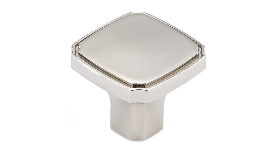 Richelieu BP77035180: 35mm Lorraine Cabinet Knob - Polished Nickel