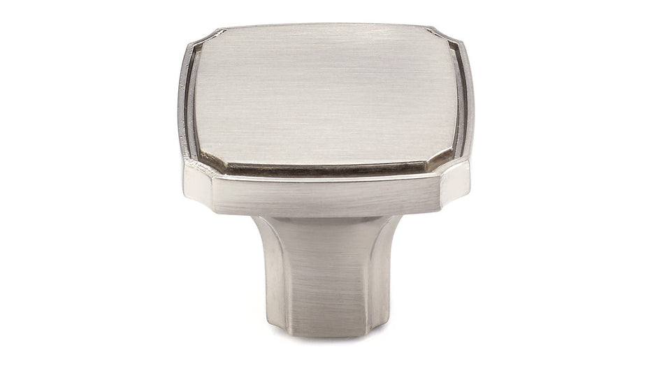 Richelieu BP77035195: 35mm Lorraine Cabinet Knob - Brushed Nickel