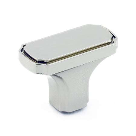Richelieu BP77043180: 43mm Lorraine Cabinet Knob - Polished Nickel