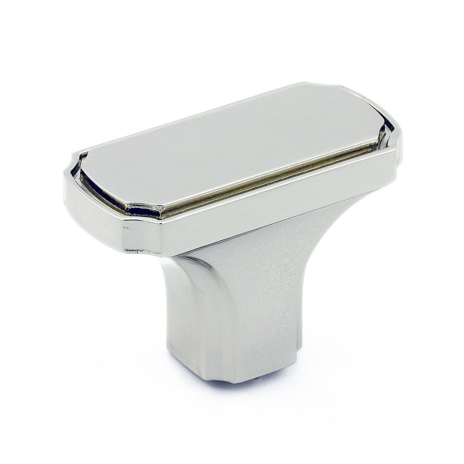 Richelieu BP77043180: 43mm Lorraine Cabinet Knob - Polished Nickel