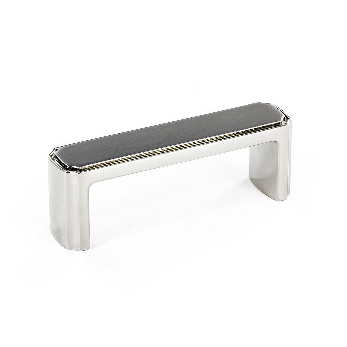 Richelieu BP77076180: 3" cc Lorraine Cabinet Pull - Polished Nickel