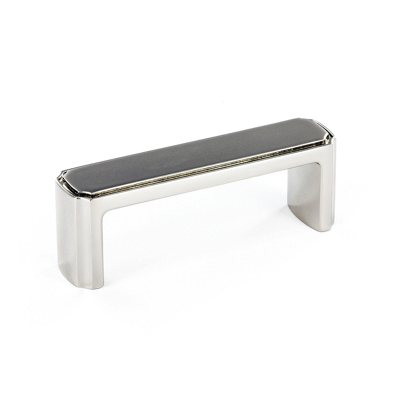 Richelieu BP77076180: 3" cc Lorraine Cabinet Pull - Polished Nickel