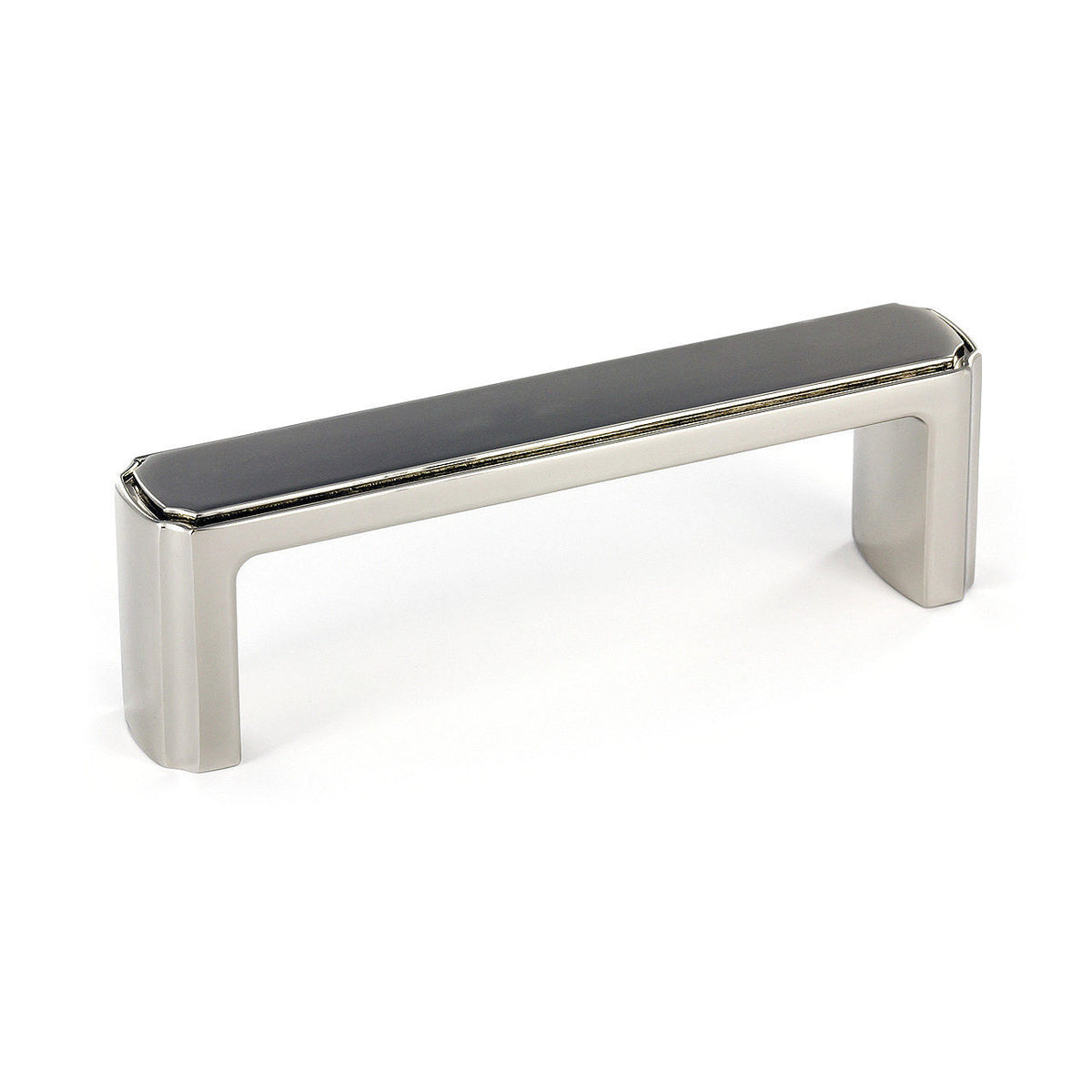 Richelieu BP77096180: 96mm cc Lorraine Cabinet Pull - Polished Nickel