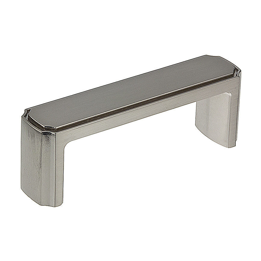 Richelieu BP77096195: 96mm cc Lorraine Cabinet Pull - Brushed Nickel