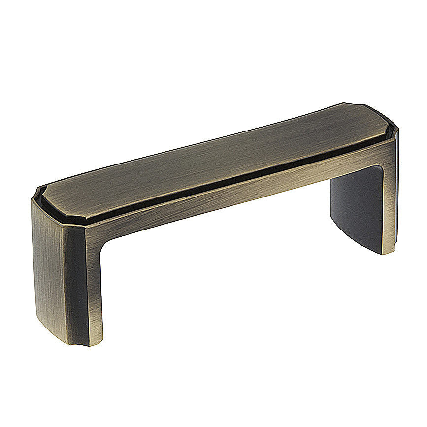 Richelieu BP77096AE: 96mm cc Lorraine Cabinet Pull - Antique English