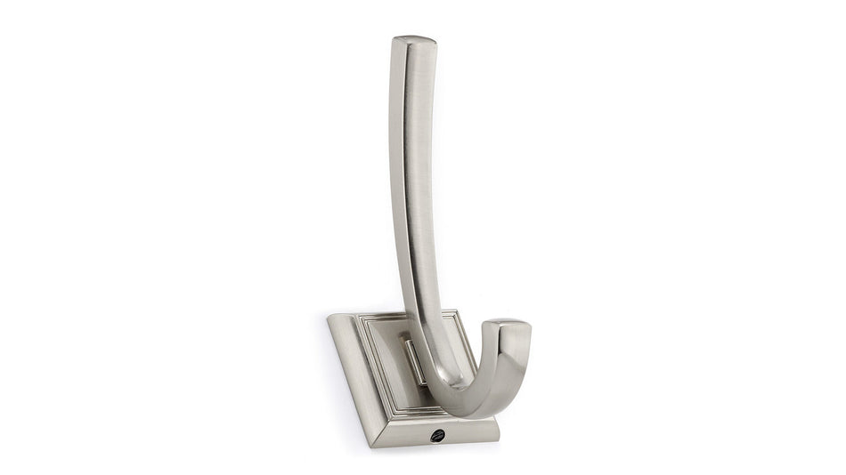 Richelieu BP7751195: 5" Transitional Double Coat Hook - Brushed Nickel