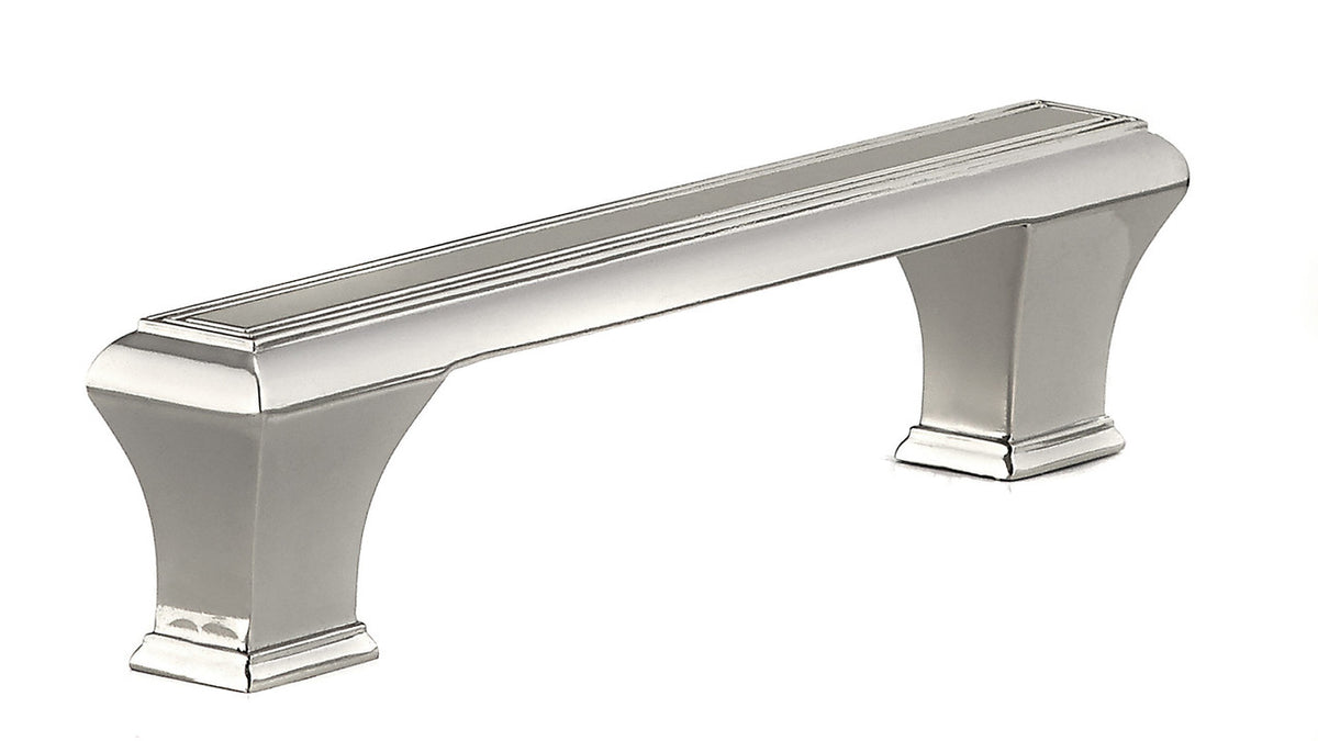 Richelieu BP775128180: 128mm cc Beauharnois Cabinet Pull - Polished Nickel