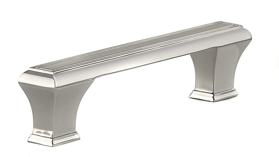 Richelieu BP775128180: 128mm cc Beauharnois Cabinet Pull - Polished Nickel