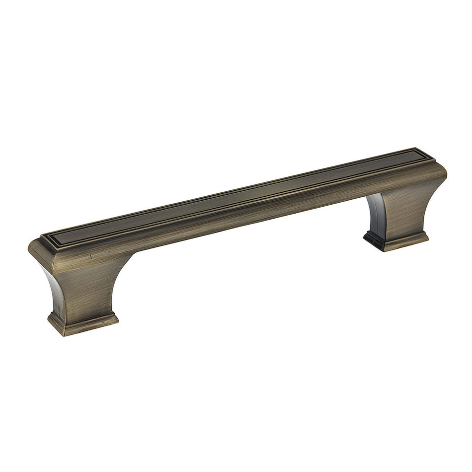 Richelieu BP775128AE: 128mm cc Beauharnois Cabinet Pull - Antique English
