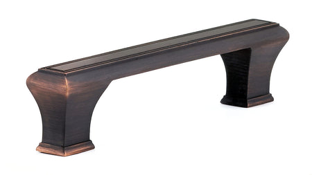 Richelieu BP775128BORB: 128mm cc Beauharnois Cabinet Pull - Brushed Oil Rubbed Bronze