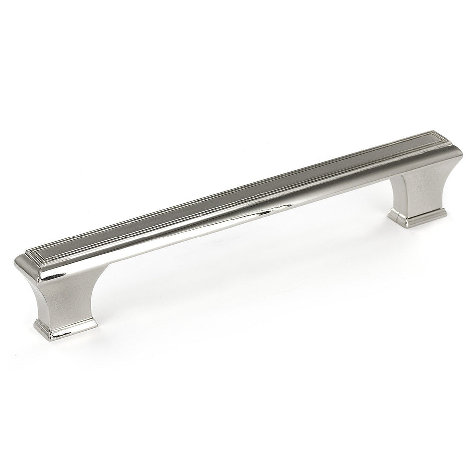 Richelieu BP775160180: 160mm cc Beauharnois Cabinet Pull - Polished Nickel