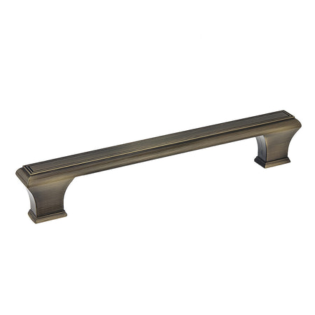 Richelieu BP775160AE: 160mm cc Beauharnois Cabinet Pull - Antique English