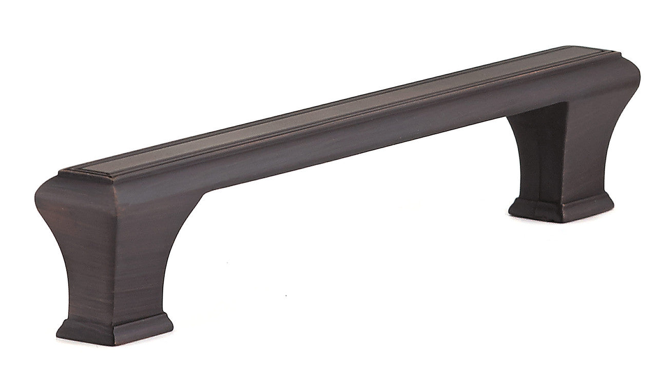 Richelieu BP775160BORB: 160mm cc Beauharnois Cabinet Pull - Brushed Oil Rubbed Bronze