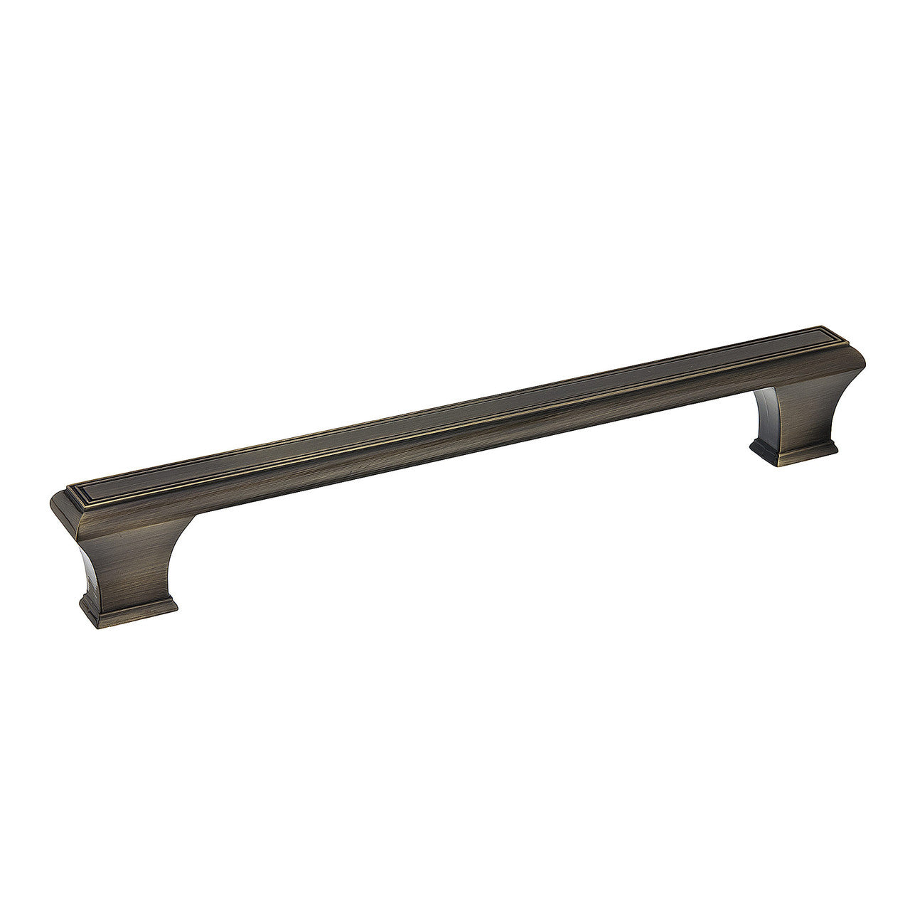 Richelieu BP775192AE: 192mm cc Beauharnois Cabinet Pull - Antique English