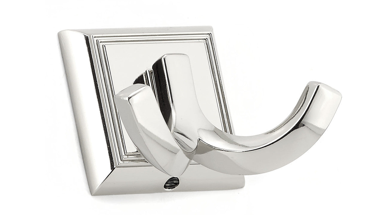 Richelieu BP7752180: 2-3/32" Transitional Double Coat Hook - Polished Nickel