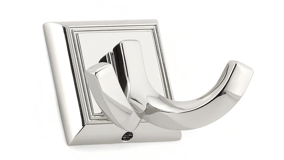 Richelieu BP7752180: 2-3/32" Transitional Double Coat Hook - Polished Nickel