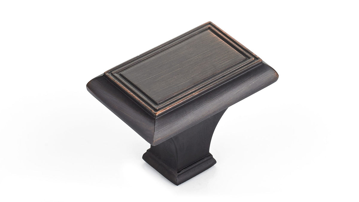 Richelieu BP77533BORB: 43mm Beauharnois Cabinet Knob - Brushed Oil Rubbed Bronze