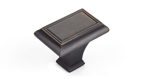 Richelieu BP77533BORB: 43mm Beauharnois Cabinet Knob - Brushed Oil Rubbed Bronze