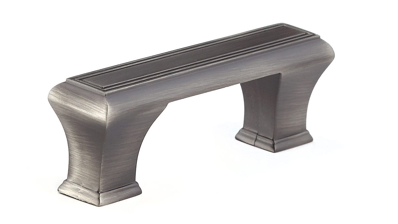 Richelieu BP77596143: 96mm cc Beauharnois Cabinet Pull - Antique Nickel