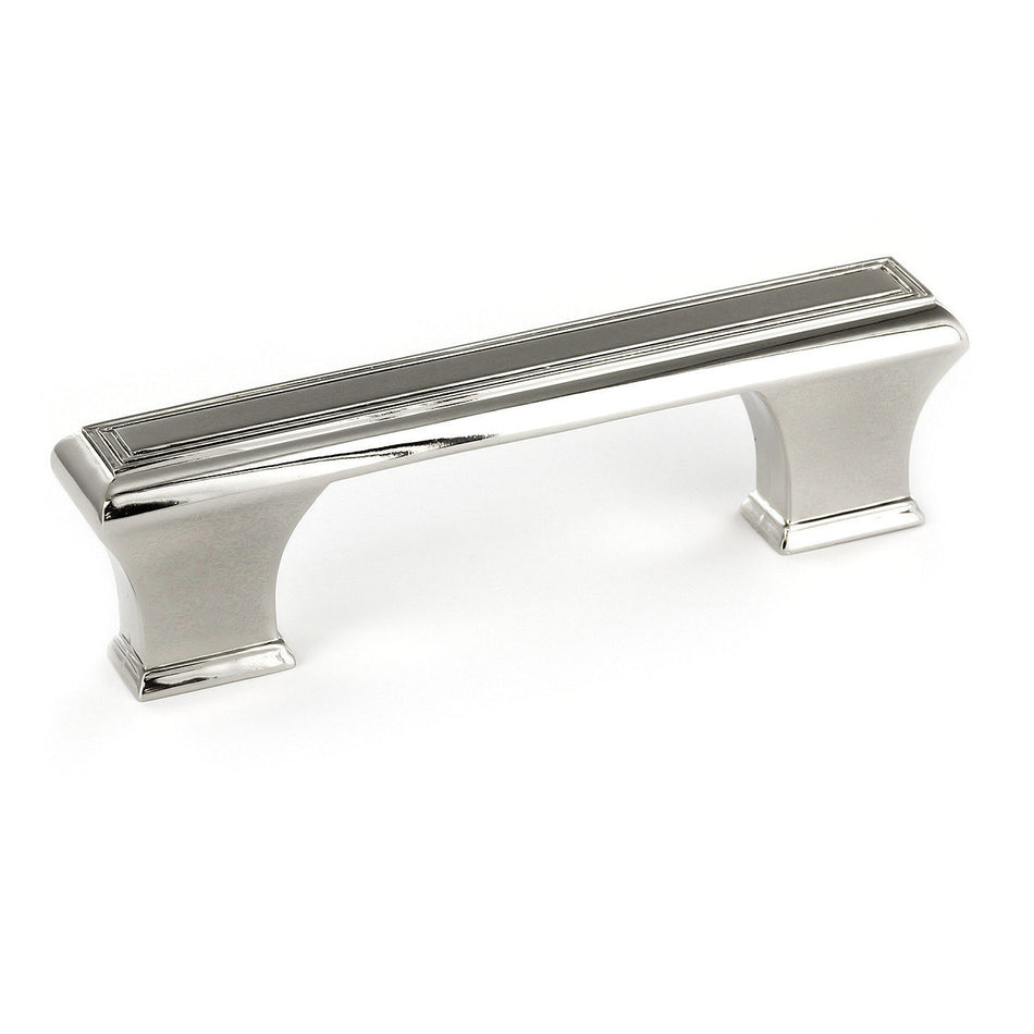 Richelieu BP77596180: 96mm cc Beauharnois Cabinet Pull - Polished Nickel