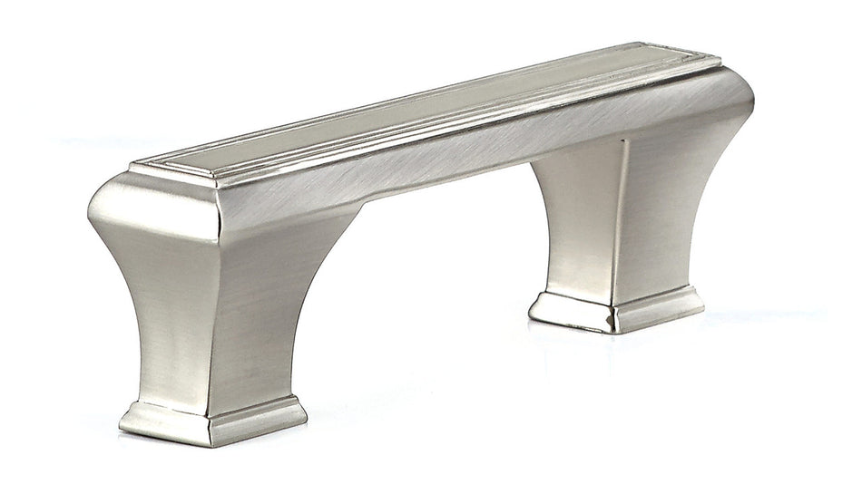 Richelieu BP77596195: 96mm cc Beauharnois Cabinet Pull - Brushed Nickel