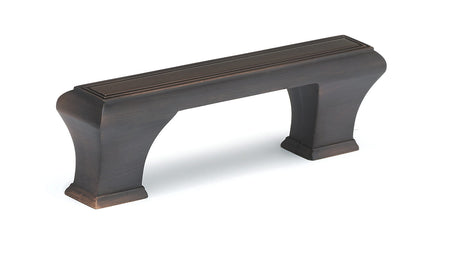 Richelieu BP77596BORB: 96mm cc Beauharnois Cabinet Pull - Brushed Oil Rubbed Bronze