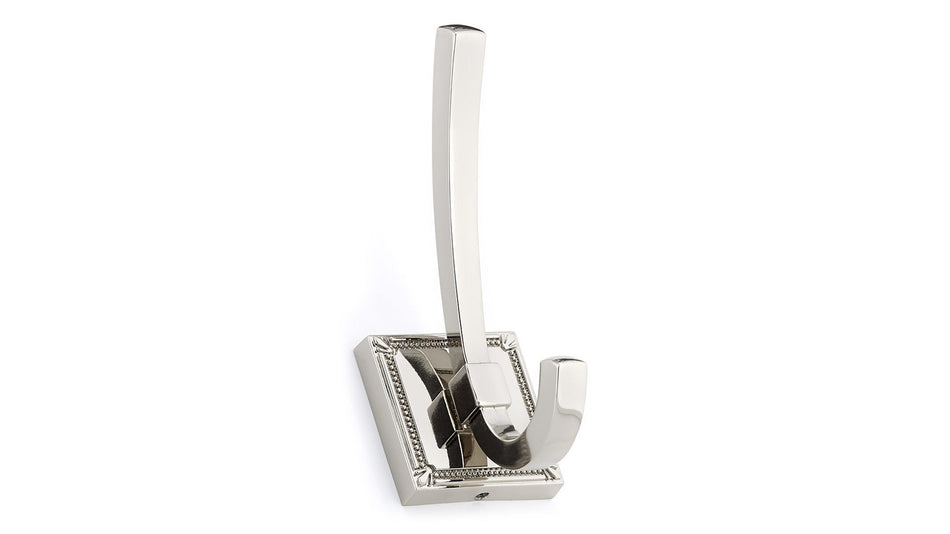 Richelieu BP7801180: 5" Transitional Double Coat Hook - Polished Nickel