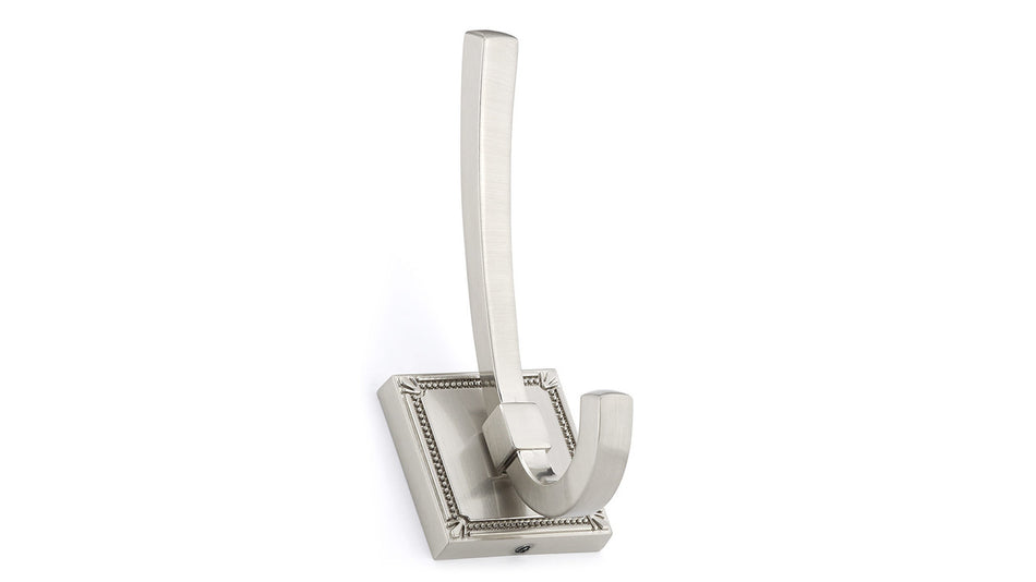 Richelieu BP7801195: 5" Transitional Double Coat Hook - Brushed Nickel