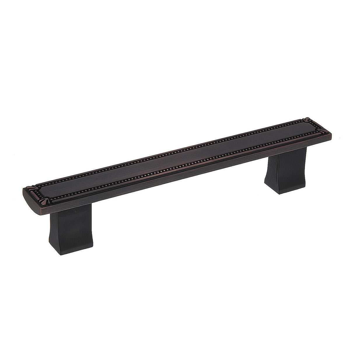 Richelieu BP780128BORB: 128mm cc Brossard Cabinet Pull - Brushed Oil Rubbed Bronze