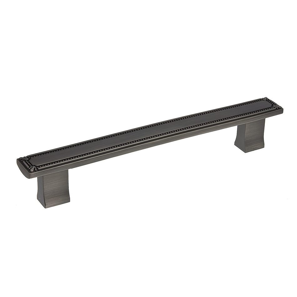 Richelieu BP780160143: 160mm cc Brossard Cabinet Pull - Antique Nickel