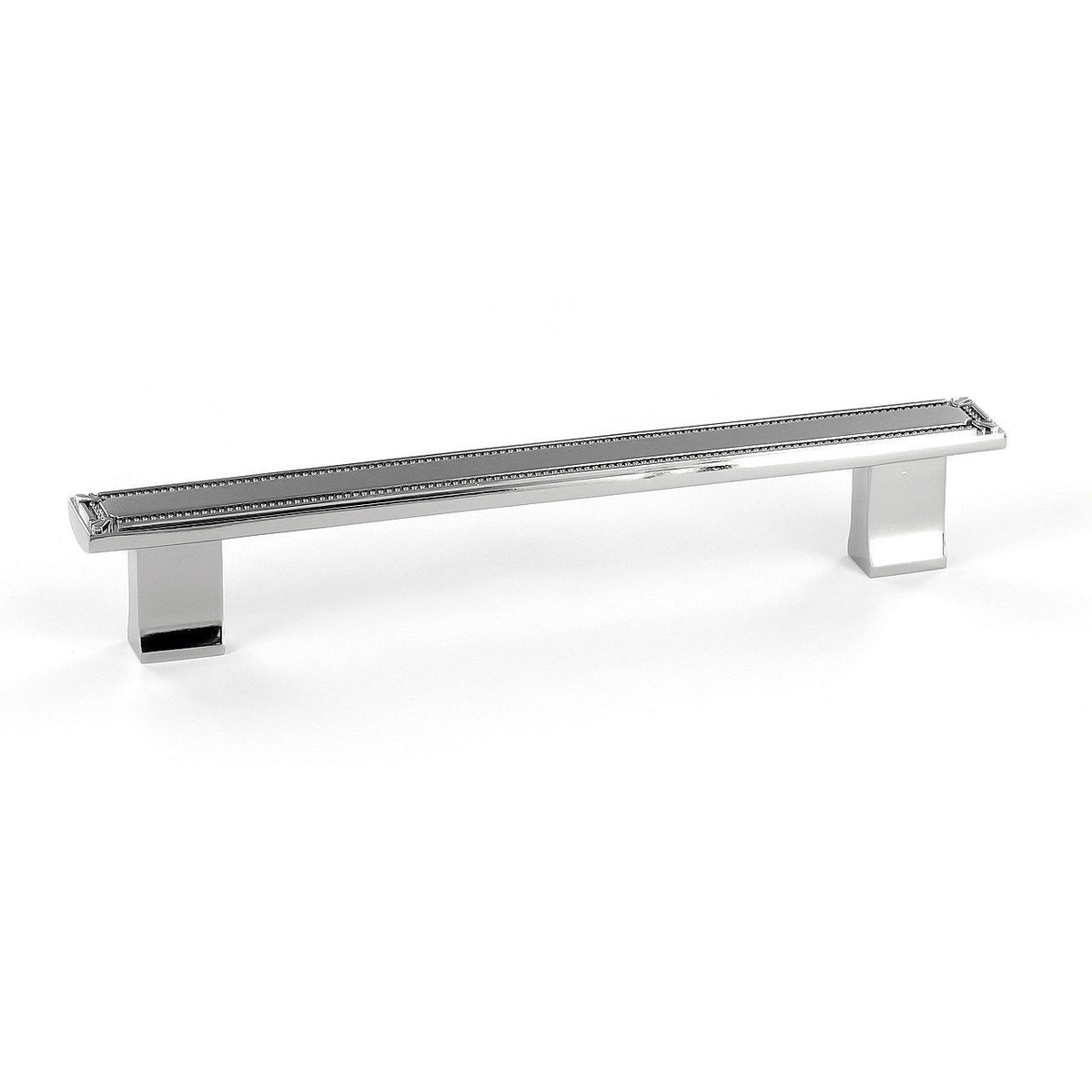 Richelieu BP780160180: 160mm cc Brossard Cabinet Pull - Polished Nickel