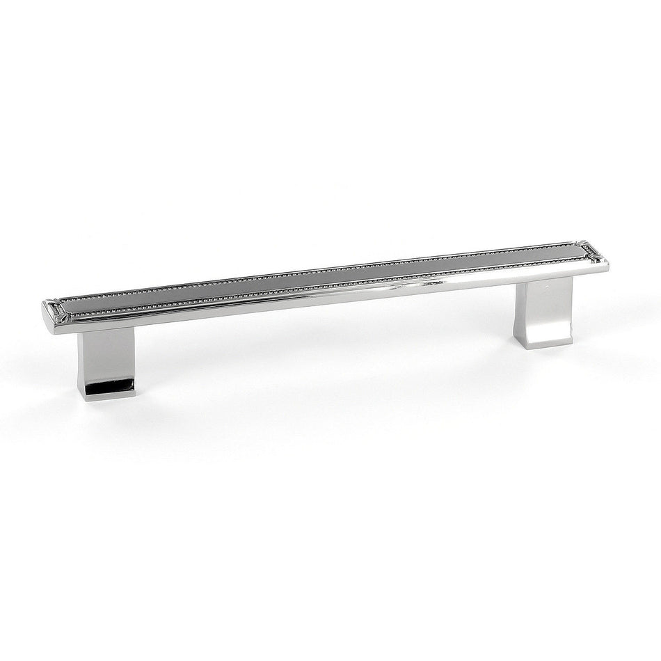 Richelieu BP780160180: 160mm cc Brossard Cabinet Pull - Polished Nickel