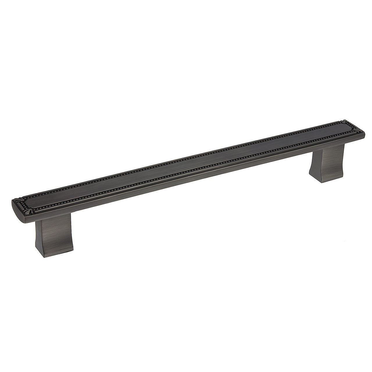 Richelieu BP780192143: 192mm cc Brossard Cabinet Pull - Antique Nickel